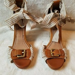 Envy Lace up Wedge Sandals